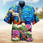 Buddha Become Hawaiian Shirt For Summer Vacation, Beach Travel, And Casual Wear