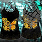 Butterfly Beautiful Everyday Hollow Tank Top For Yoga Practice And Summer Outings