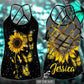 Butterfly Beautiful Everyday Name Hollow Tank Top For Yoga Practice And Summer Outings
