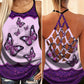 Butterfly Beautiful Everyday Hollow Tank Top For Workout Classes And Daily Comfort