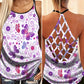 Butterfly Beautiful Everyday Hollow Tank Top For Festival Events And Comfortable Wear