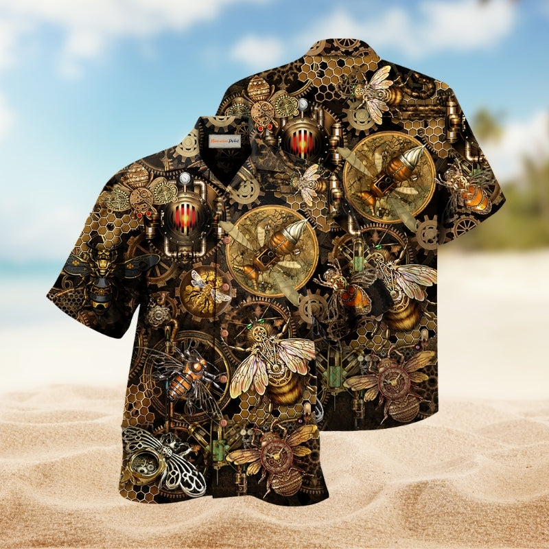 Funny Grill Food Hawaiian Shirt Graphic Artwork Detail For Summer Travel