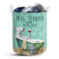 Small Size Bull Terrier Dog And Bath Soap Laundry Basket For Bathroom Bedroom Storage