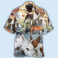 Dog Bull Terrier Hawaiian Shirt For Resort Getaways And Comfortable Summer Activities