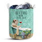 Small Size Bulldog And Bath Soap Laundry Basket For Bathroom Bedroom Storage