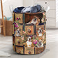 Bulldog Drawer Floral Style Laundry Basket For Room Home Organizer