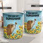Bulldog Are My Sunshine Laundry Basket For Nursery Dorm And Home Storage