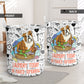 Bulldog Love Pattern Laundry Basket For Nursery Dorm And Home Storage