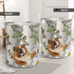 Bulldog Oil Painting Laundry Basket For Nursery Dorm And Home Storage