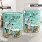 Bull Terrier Dog And Bath Soap Laundry Basket For Nursery Dorm And Home Storage