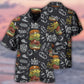 Food Burger House Pizza Hawaiian Shirt For Vacation Days And Relaxed Coastal Outings