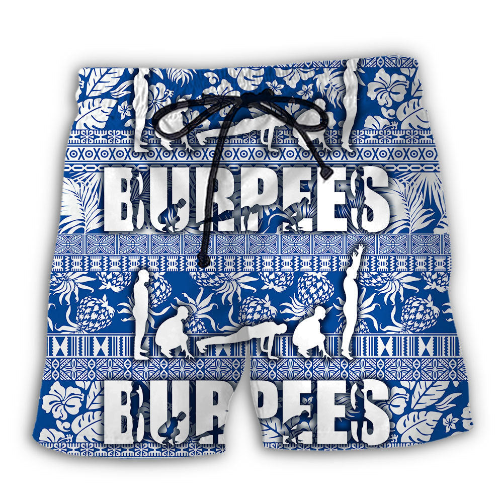 Tropical Fitness Beach Shorts For Summer Vacations And Laid Back Styling