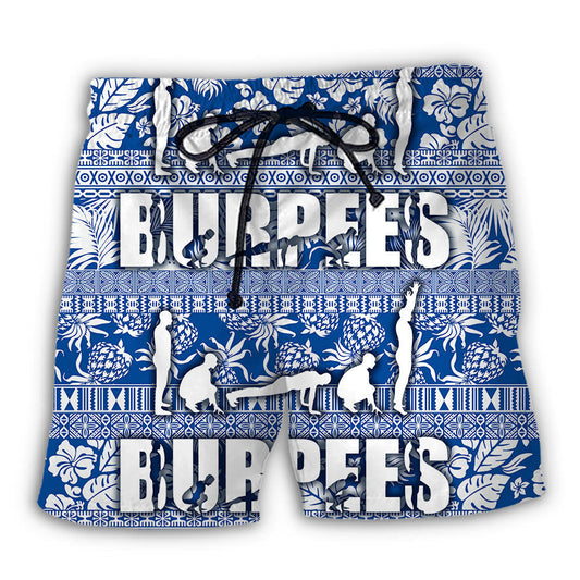 Tropical Fitness Beach Shorts For Summer Vacations And Laid Back Styling
