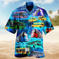 Bus Vibrant Journey Hawaiian Shirt For Beach Days, Summer Outings, And Thoughtful Gift Giving