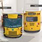 School Bus Driver Stop When Red Lights Flash Laundry Basket For Room Home Organizer