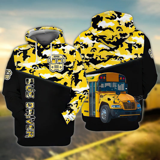 Bus Driver Hoodie For Comfortable Daily Outfits Holidays And Casual Wear