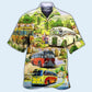 Bus Driver Great Again Field Hawaiian Shirt Artwork View For Weekend Travel And Beach Style