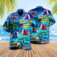 Bus Hawaiian Shirt With Detailed Graphic For Summer Events Coastal Travel And Comfortable Styling