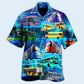 Bus Hawaiian Shirt With All Over Print For Summer Events Coastal Travel And Comfortable Styling