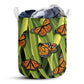 Small Size Butterfly Art Gourds Style Laundry Basket For Bathroom Bedroom Storage