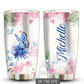 Butterfly Beautiful In Sky Personalized 20 Oz Tumbler For Coffee Travel And Daily Drinks