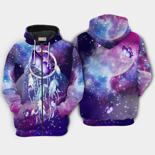 Butterfly Dreamcatcher Hoodie For Cultural Appreciation Events Casual Wear And Thoughtful Gifting