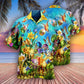 Butterfly Easter Blessed Hawaiian Shirt Artwork Detail For Resort Trips And Outdoor Activities