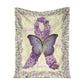 Cystic Fibrosis Awareness Flannel Blanket For Cozy Bedroom Sofa Decor