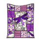 Epilepsy Awareness Butterfly Flannel Blanket For Cozy Bedroom Sofa Decor