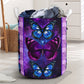 Butterfly Galaxy Purple Style Laundry Basket For Room Home Organizer