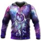 Purple Butterfly Dreamcatcher Hoodie For Traditional Themes Outdoor Events And Casual Travel