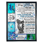 Butterfly Loving Mom I Will Always Be Your Little Girl Flannel Blanket For Cozy Bedroom Sofa Decor