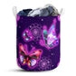 Small Size Butterfly Mandala Style Lover Laundry Basket For Bathroom Bedroom Storage