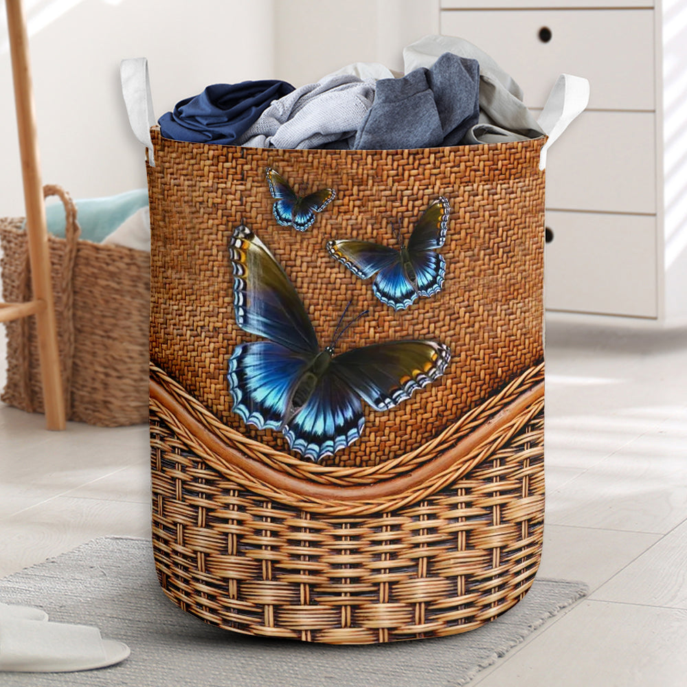 Butterfly Rattan Texture So Amazing Laundry Basket For Room Home Organizer