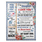 Butterfly You Are My Sunshine Gift Flannel Blanket For Cozy Bedroom Sofa Decor