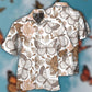 Elegant Butterfly Rose Hawaiian Shirt For Tropical Holidays, Outdoor Gatherings, And Everyday Comfort