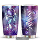 Butterfly Loves Purple Dreamcatcher Personalized 20 Oz Tumbler For Coffee Travel And Daily Drinks