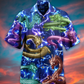 Dragon Amazing Lightning Hawaiian Shirt For Resort Getaways And Comfortable Summer Activities