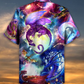 Dragon Galaxy Sky Hawaiian Shirt Artwork View For Coastal Escapes And Resort Style