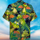 Funny Dragon Summer Hawaiian Shirt Design Detail For Beach Days And Holiday Travel