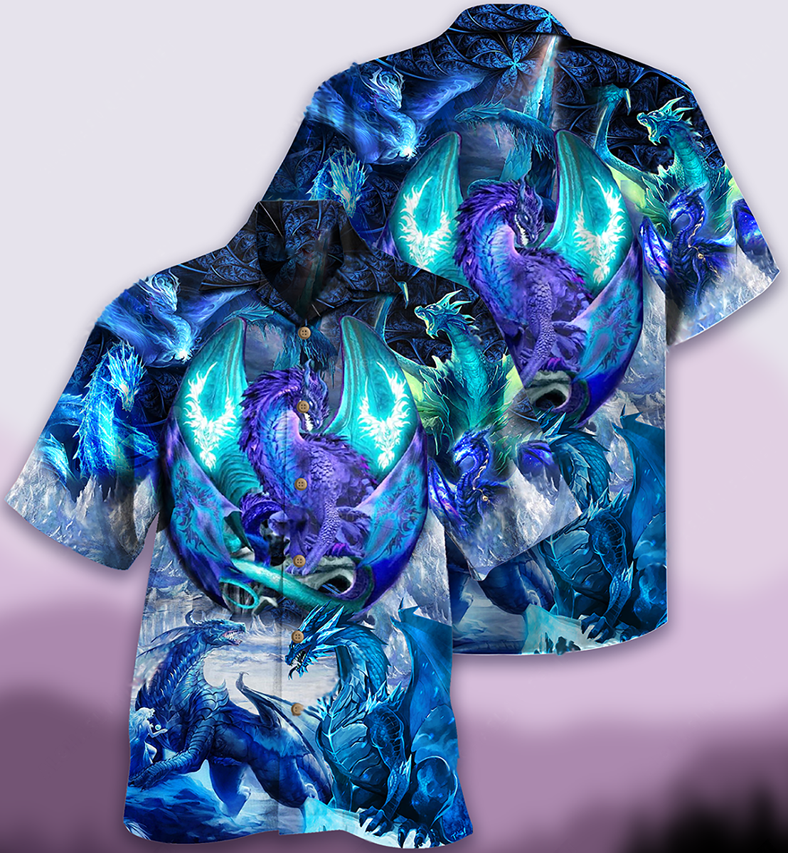 Vintage Dragon Vibrant Hawaiian Shirt Artwork View For Coastal Escapes And Resort Style
