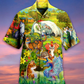 Dragon Cats Beautiful Nature Hawaiian Shirt Artwork Detail For Resort Trips And Outdoor Activities