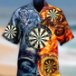 Vintage Darts Dragon Lifestyle Hawaiian Shirt For Beach Parties And Weekend Getaways