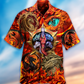Vintage Dragon Fire Hawaiian Shirt Artwork View For Coastal Escapes And Resort Style