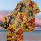 Dragon Golden Amazing Hawaiian Shirt Pattern View For Lightweight Everyday Style