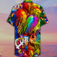Vintage Dragon Pride Hawaiian Shirt For Beach Parties And Weekend Getaways