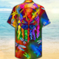 Colorful Dragon Dragonfly Hawaiian Shirt Pattern View For Lightweight Everyday Style