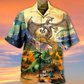 Dragon Gymer Hawaiian Shirt Artwork Detail For Tropical Trips And Casual Outings