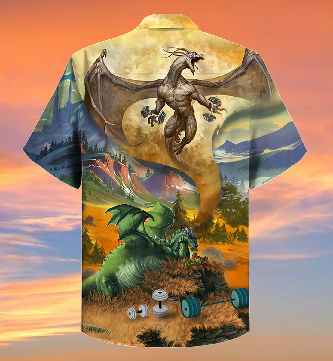 Dragon Gymer Hawaiian Shirt For Coastal Adventures And Warm Weather Wear