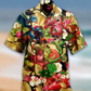 Dragon Fruit Strawberry Amazing Hawaiian Shirt Pattern Detail For Vacation Travel And Daily Wear